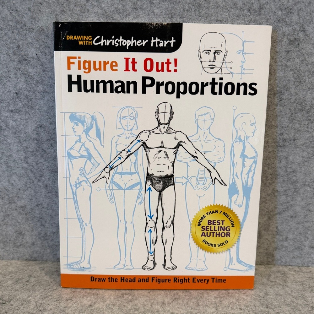 Figure It Out! Human Proportions by Christopher Hart‎ - Softcover
